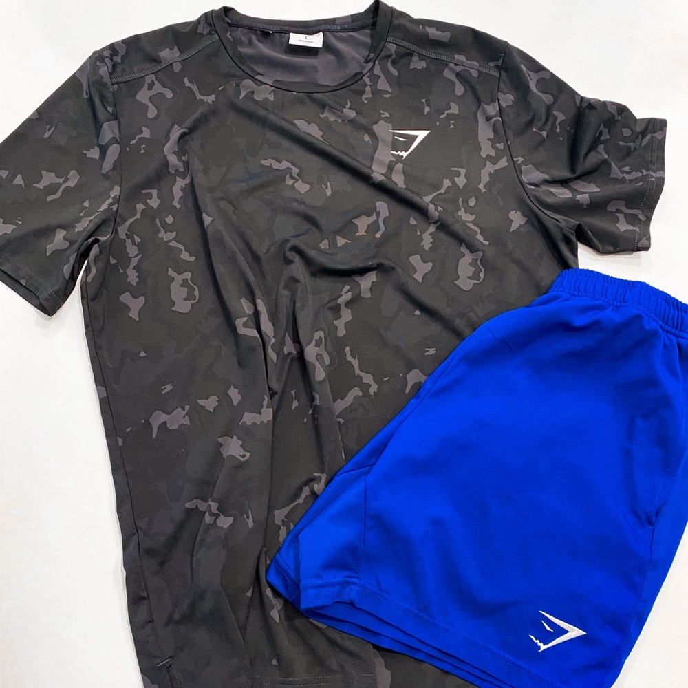 Men’s Gymshark Athletic Shirt Camo